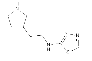 2-pyrrolidin-3-ylethyl(1,3,4-thiadiazol-2-yl)amine