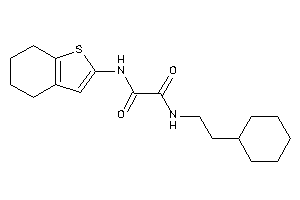 N-(2-cyclohexylethyl)-N'-(4,5,6,7-tetrahydrobenzothiophen-2-yl)oxamide