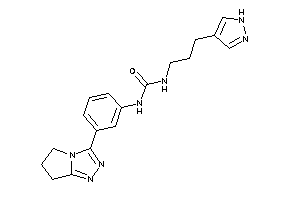 1-[3-(6,7-dihydro-5H-pyrrolo[2,1-c][1,2,4]triazol-3-yl)phenyl]-3-[3-(1H-pyrazol-4-yl)propyl]urea