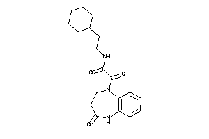 N-(2-cyclohexylethyl)-2-keto-2-(4-keto-3,5-dihydro-2H-1,5-benzodiazepin-1-yl)acetamide