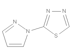 2-pyrazol-1-yl-1,3,4-thiadiazole