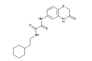 N'-(2-cyclohexylethyl)-N-(3-keto-4H-1,4-benzothiazin-6-yl)oxamide