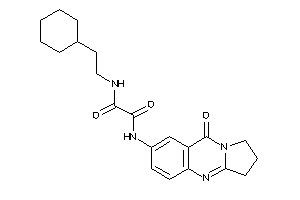 N-(2-cyclohexylethyl)-N'-(9-keto-2,3-dihydro-1H-pyrrolo[2,1-b]quinazolin-7-yl)oxamide