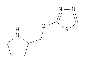 2-(pyrrolidin-2-ylmethoxy)-1,3,4-thiadiazole