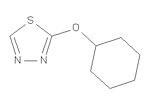 Image of 2-(cyclohexoxy)-1,3,4-thiadiazole