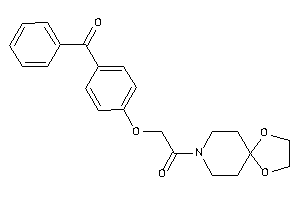 2-(4-benzoylphenoxy)-1-(1,4-dioxa-8-azaspiro[4.5]decan-8-yl)ethanone