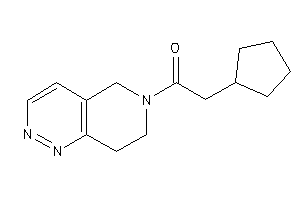 2-cyclopentyl-1-(7,8-dihydro-5H-pyrido[4,3-c]pyridazin-6-yl)ethanone