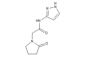 2-(2-ketopyrrolidino)-N-(1H-pyrazol-3-yl)acetamide