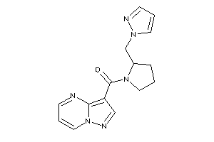 Pyrazolo[1,5-a]pyrimidin-3-yl-[2-(pyrazol-1-ylmethyl)pyrrolidino]methanone