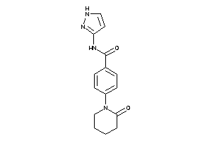 4-(2-ketopiperidino)-N-(1H-pyrazol-3-yl)benzamide