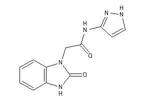 2-(2-keto-3H-benzimidazol-1-yl)-N-(1H-pyrazol-3-yl)acetamide