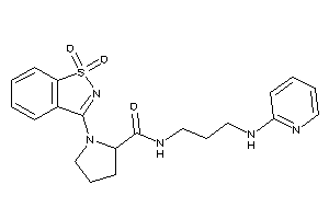 1-(1,1-diketo-1,2-benzothiazol-3-yl)-N-[3-(2-pyridylamino)propyl]pyrrolidine-2-carboxamide