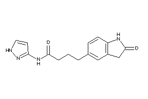 4-(2-ketoindolin-5-yl)-N-(1H-pyrazol-3-yl)butyramide