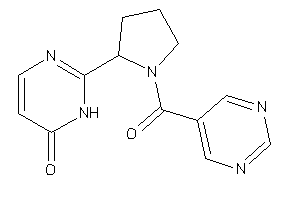 2-[1-(pyrimidine-5-carbonyl)pyrrolidin-2-yl]-1H-pyrimidin-6-one