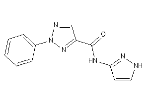 2-phenyl-N-(1H-pyrazol-3-yl)triazole-4-carboxamide