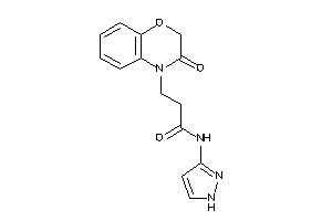 3-(3-keto-1,4-benzoxazin-4-yl)-N-(1H-pyrazol-3-yl)propionamide