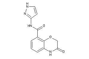 3-keto-N-(1H-pyrazol-3-yl)-4H-1,4-benzoxazine-8-carboxamide