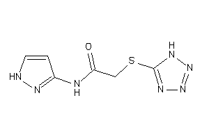 N-(1H-pyrazol-3-yl)-2-(1H-tetrazol-5-ylthio)acetamide