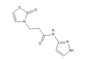 3-(2-keto-4-thiazolin-3-yl)-N-(1H-pyrazol-3-yl)propionamide