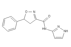 5-phenyl-N-(1H-pyrazol-3-yl)-2-isoxazoline-3-carboxamide