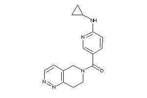 [6-(cyclopropylamino)-3-pyridyl]-(7,8-dihydro-5H-pyrido[4,3-c]pyridazin-6-yl)methanone