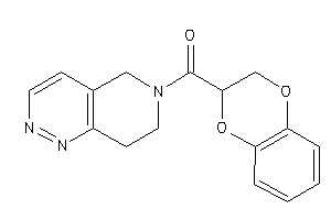 2,3-dihydro-1,4-benzodioxin-3-yl(7,8-dihydro-5H-pyrido[4,3-c]pyridazin-6-yl)methanone