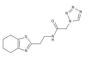 N-[2-(4,5,6,7-tetrahydro-1,3-benzothiazol-2-yl)ethyl]-2-(tetrazol-1-yl)acetamide