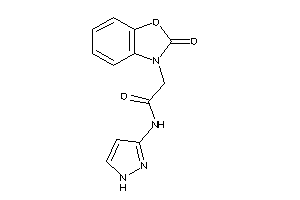 2-(2-keto-1,3-benzoxazol-3-yl)-N-(1H-pyrazol-3-yl)acetamide