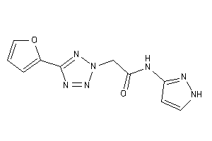 2-[5-(2-furyl)tetrazol-2-yl]-N-(1H-pyrazol-3-yl)acetamide