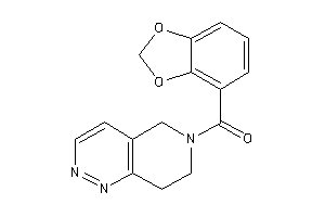 1,3-benzodioxol-4-yl(7,8-dihydro-5H-pyrido[4,3-c]pyridazin-6-yl)methanone