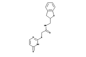 N-(coumaran-2-ylmethyl)-2-[(6-keto-1H-pyrimidin-2-yl)thio]acetamide