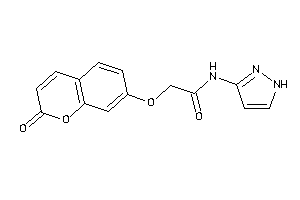 2-(2-ketochromen-7-yl)oxy-N-(1H-pyrazol-3-yl)acetamide