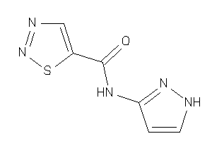 N-(1H-pyrazol-3-yl)thiadiazole-5-carboxamide