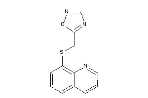 5-[(8-quinolylthio)methyl]-1,2,4-oxadiazole