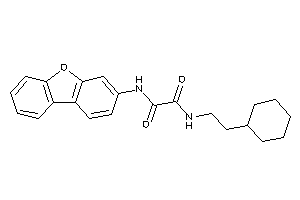 N-(2-cyclohexylethyl)-N'-dibenzofuran-3-yl-oxamide