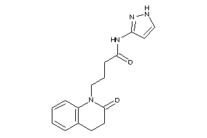 4-(2-keto-3,4-dihydroquinolin-1-yl)-N-(1H-pyrazol-3-yl)butyramide