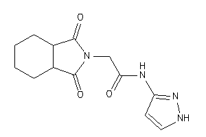2-(1,3-diketo-3a,4,5,6,7,7a-hexahydroisoindol-2-yl)-N-(1H-pyrazol-3-yl)acetamide