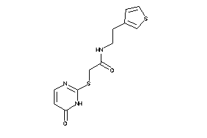 2-[(6-keto-1H-pyrimidin-2-yl)thio]-N-[2-(3-thienyl)ethyl]acetamide