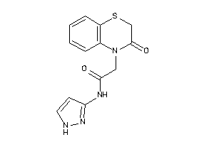 2-(3-keto-1,4-benzothiazin-4-yl)-N-(1H-pyrazol-3-yl)acetamide