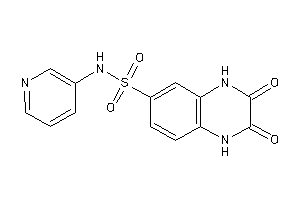 Image of 2,3-diketo-N-(3-pyridyl)-1,4-dihydroquinoxaline-6-sulfonamide