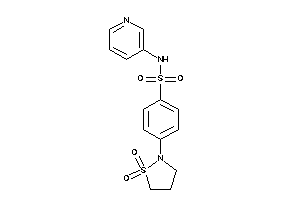 4-(1,1-diketo-1,2-thiazolidin-2-yl)-N-(3-pyridyl)benzenesulfonamide