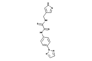 N-(1H-pyrazol-4-ylmethyl)-N'-[4-(triazol-2-yl)phenyl]oxamide