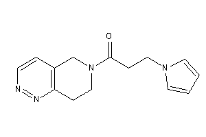 1-(7,8-dihydro-5H-pyrido[4,3-c]pyridazin-6-yl)-3-pyrrol-1-yl-propan-1-one