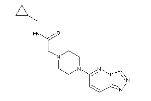 N-(cyclopropylmethyl)-2-[4-([1,2,4]triazolo[3,4-f]pyridazin-6-yl)piperazino]acetamide