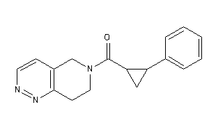 7,8-dihydro-5H-pyrido[4,3-c]pyridazin-6-yl-(2-phenylcyclopropyl)methanone