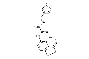 N'-acenaphthen-5-yl-N-(1H-pyrazol-4-ylmethyl)oxamide