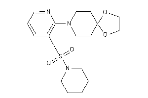 8-(3-piperidinosulfonyl-2-pyridyl)-1,4-dioxa-8-azaspiro[4.5]decane