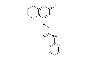 Image of 2-[(2-keto-6,7,8,9-tetrahydroquinolizin-4-yl)oxy]-N-phenyl-acetamide