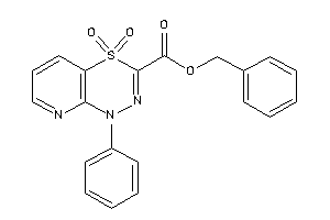 Image of 4,4-diketo-1-phenyl-pyrido[2,3-e][1,3,4]thiadiazine-3-carboxylic Acid Benzyl Ester