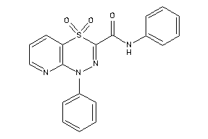 Image of 4,4-diketo-N,1-diphenyl-pyrido[2,3-e][1,3,4]thiadiazine-3-carboxamide